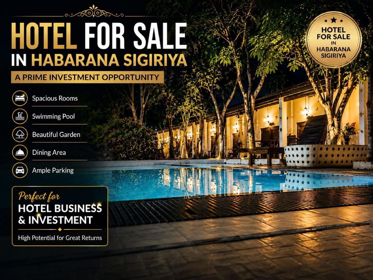 Hotel for Sale in Habarana – Sigiriya - photo 1