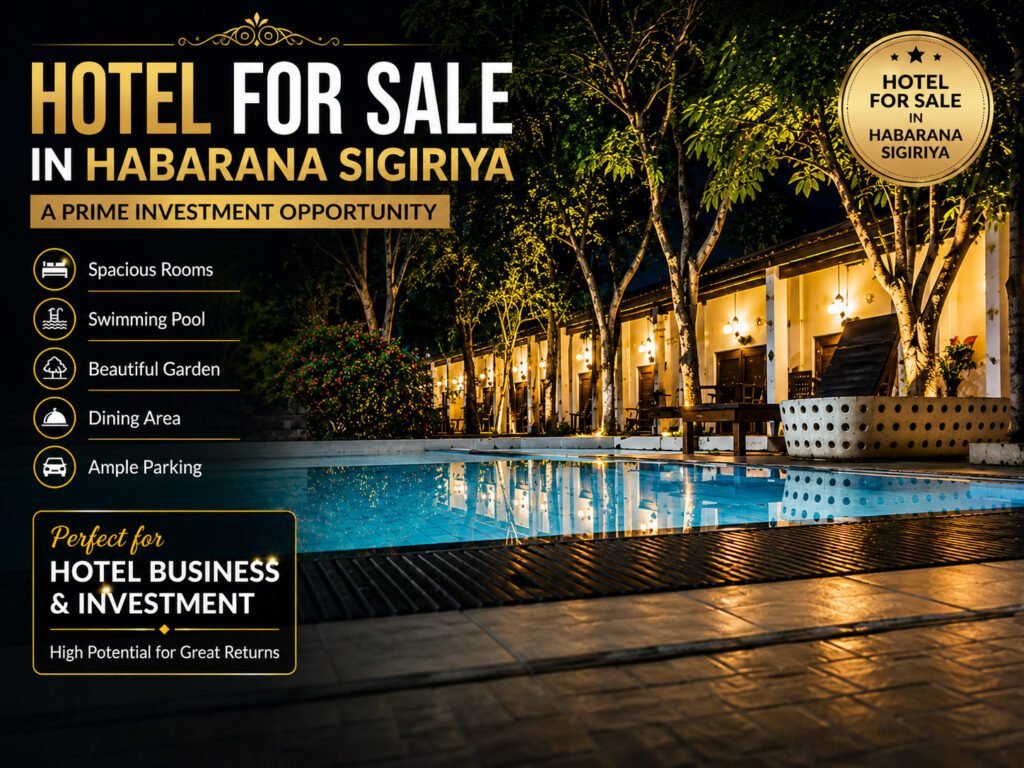 Hotel for Sale in Habarana – Sigiriya